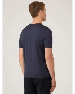 Sunspel Mens Classic T-Shirt Navy 10 Sunspel Mens Classic T-Shirt Navy -Repertoire Fashion Store sunspel mens classic t shirt navy p46873 318629 image