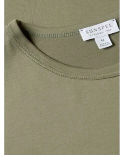 Sunspel Mens Classic T-Shirt Sea Moss Green -Repertoire Fashion Store sunspel mens classic t shirt sea moss green p46875 318689 image