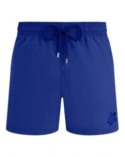 Vilebrequin Mens Moorea Reactive Swimshorts Marrakech Blue
