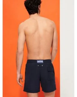 Vilebrequin Mens Moorea Solid Swimshorts Black -Repertoire Fashion Store vilebrequin mens moorea solid swimshorts black p46429 311357 image