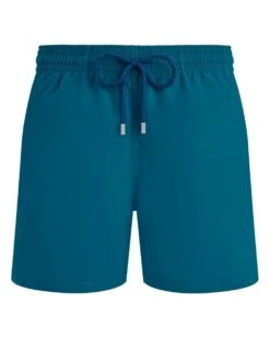 Vilebrequin Mens Moorea Swimshorts Peacock Blue