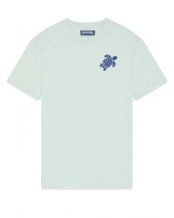 Vilebrequin Mens Portisol Turtle T-Shirt Pacific Blue