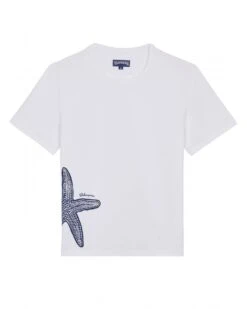 Vilebrequin Mens Tareck Starfish T-Shirt White