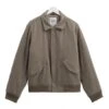 Wax London Mens Knoll Bomber Jacket Natural Beige