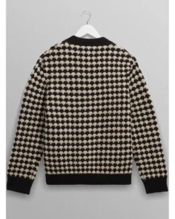 Wax London Mens Walker Bubble Knit Carigan Black/Ecru 15 Wax London Mens Walker Bubble Knit Carigan Black/Ecru -Repertoire Fashion Store wax london mens walker bubble knit carigan black ecru p47128 319579 image