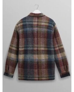 Wax London Mens Whiting Wool Blend Overshirt Blue/Multi 15 Wax London Mens Whiting Wool Blend Overshirt Blue/Multi -Repertoire Fashion Store wax london mens whiting wool blend overshirt blue multi p47131 319733 image