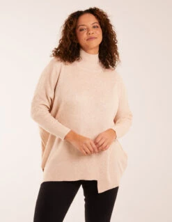Asymmetric Hem Detail Jumper(Asymmetric Hem Detail Jumper)