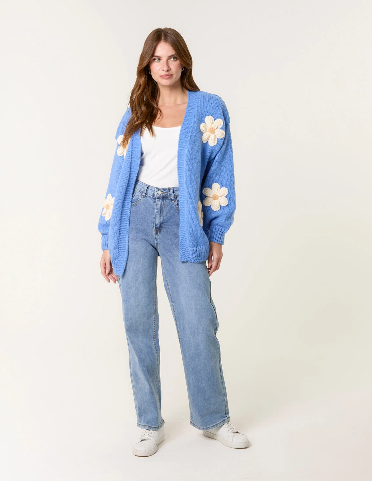 Daisy Large Flower Cardigan(Daisy Large Flower Cardigan Copy) 2 Daisy Large Flower Cardigan(Daisy Large Flower Cardigan Copy) - Image 2