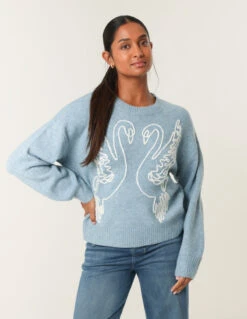 Embroidered Design Jumper(Embroidered Design Jumper)