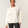 Sparkling Sequins Jumper(Ivory Sparkling Sequins Jumper)